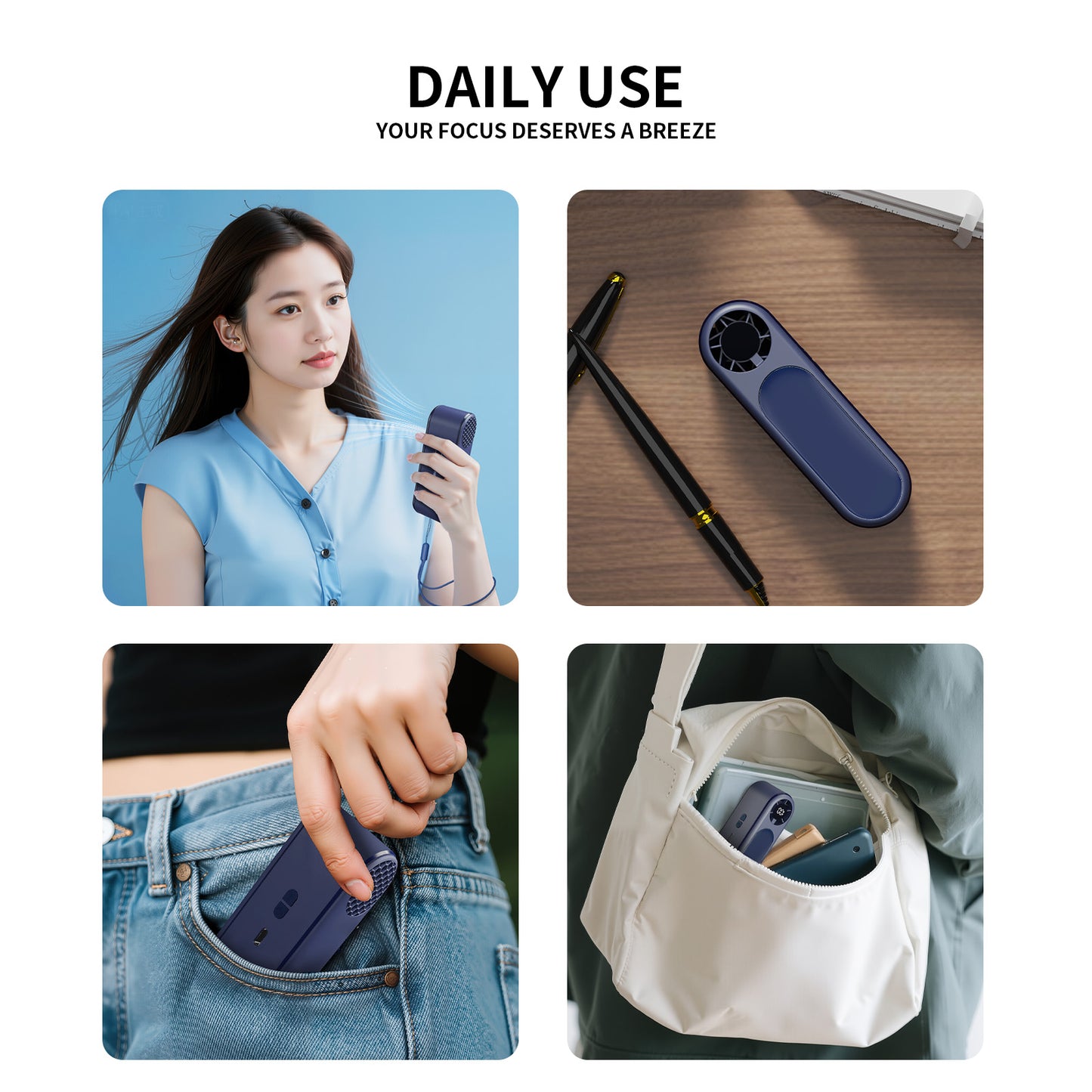 WY-F38 Turbine Handheld Fan: High-Speed Refrigeration & Digital Display—Portable Dual-Color Cooling Companion