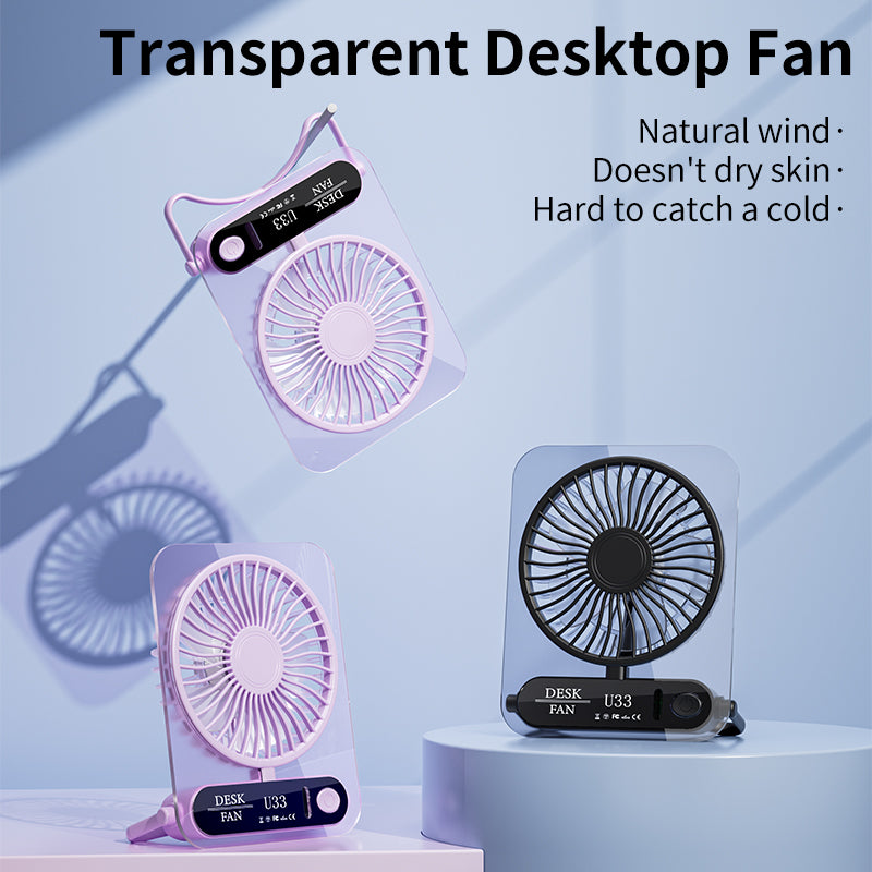 Multifunctional Handheld Fan | Dual-use for Handheld & Desktop Stand Summer Cooling Helper