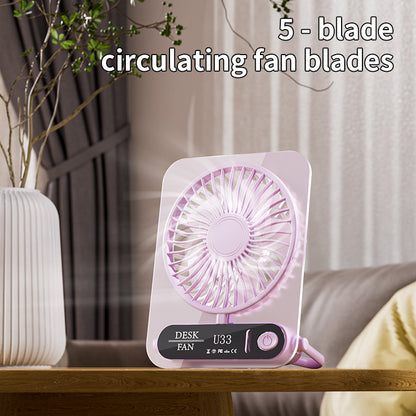 Multifunctional Handheld Fan | Dual-use for Handheld & Desktop Stand Summer Cooling Helper