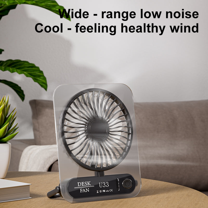 Multifunctional Handheld Fan | Dual-use for Handheld & Desktop Stand Summer Cooling Helper
