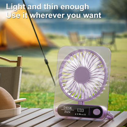 Multifunctional Handheld Fan | Dual-use for Handheld & Desktop Stand Summer Cooling Helper