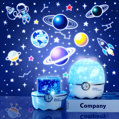 蝴蝶結星空投影燈   可愛萌寵氛圍臺燈   創意浪漫兒童生日禮物  藍牙音箱